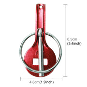 A Pair Universal Automobile Engine Cover Lock Carbon Fiber Hood Lock Car Modification Cover Lock Pull-type Engine Cover Lock Mount Bonnet Hood Pins Lock for Car Modification(Red)