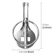 A Pair Universal Automobile Engine Cover Lock Carbon Fiber Hood Lock Car Modification Cover Lock Pull-type Engine Cover Lock Mount Bonnet Hood Pins Lock for Car Modification(Silver)