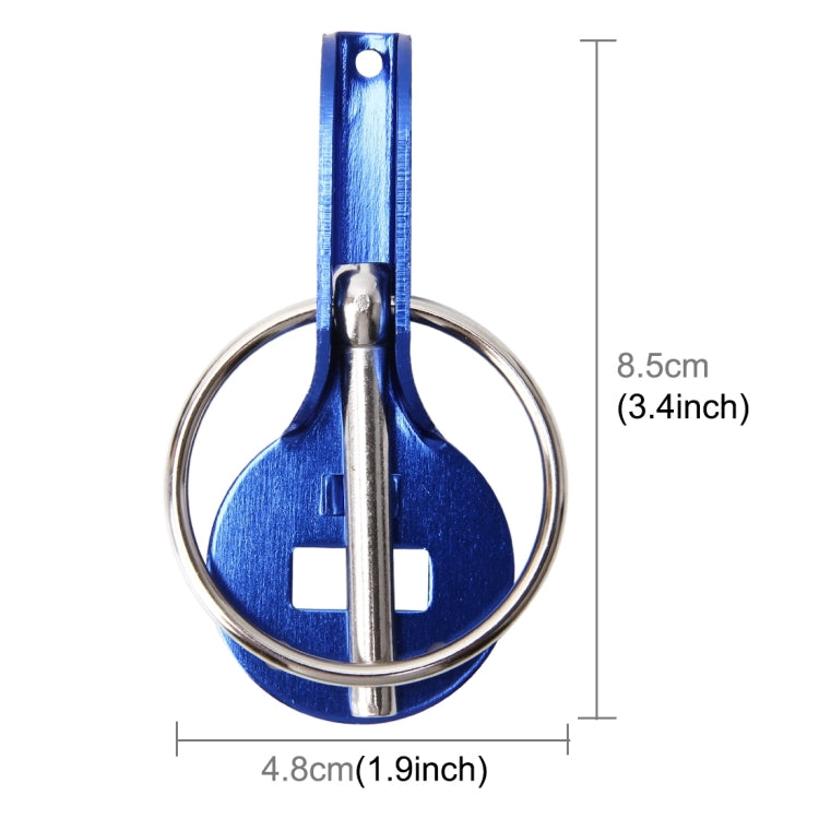 A Pair Universal Automobile Engine Cover Lock Carbon Fiber Hood Lock Car Modification Cover Lock Pull-type Engine Cover Lock Mount Bonnet Hood Pins Lock for Car Modification(Blue)
