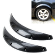 2 PCS 58cm Car Stickers Rubber Round Arc Strips Fender Flares Wheel Eyebrow Decal Sticker(Black) - Mudguards by PMC TechLife | Online Shopping South Africa | PMC TechLife | Buy Now Pay Later Mobicred
