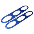 2 PCS Anti-collision Protection Decorative Bar Behind The Siege Car Decoration(Blue) - Trunk & Bumper Accessories by PMC TechLife | Online Shopping South Africa | PMC TechLife | Buy Now Pay Later Mobicred