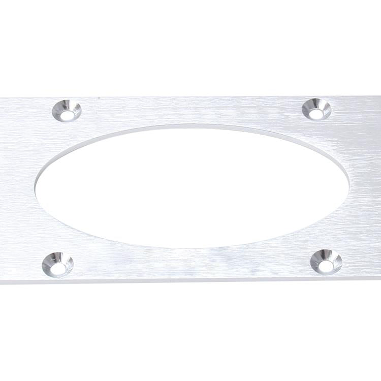 2 PCS Anti-collision Protection Decorative Bar Behind The Siege Car Decoration(Silver)