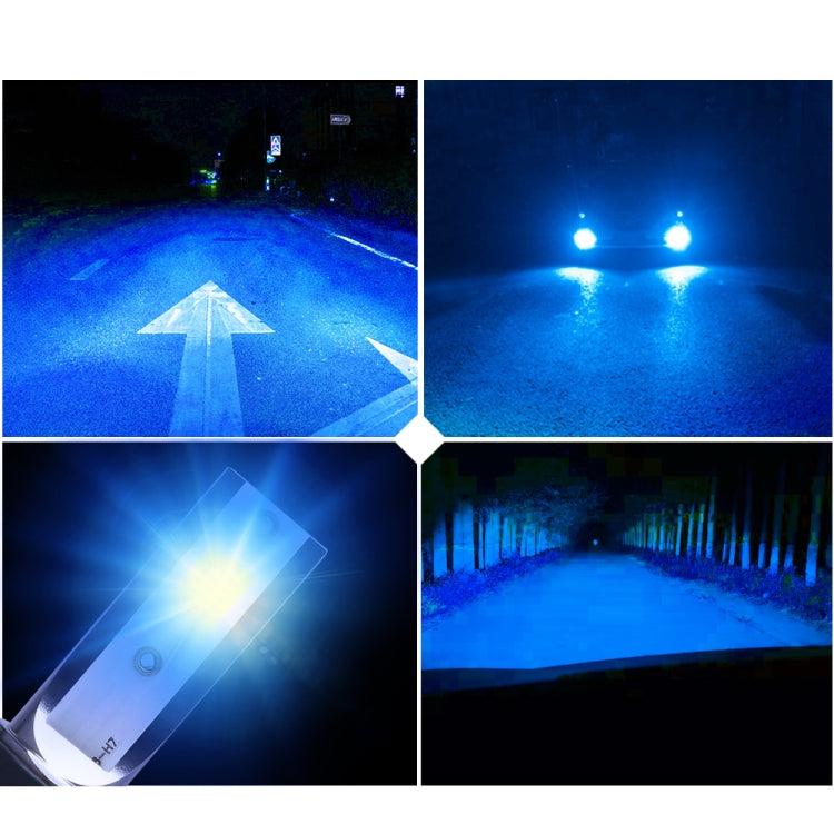2 PCS H7 18W 1800 LM 8000K IP68 Casnbus Constant Current Car LED Headlight with 2 COB Lamps, DC 9-36V(Ice Blue Light)