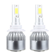2 PCS 9005 18W 1800 LM 6000K IP68 Casnbus Constant Current Car LED Headlight with 2 COB Lamps, DC 9-36V(White Light)
