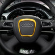 Car Auto Steering Wheel Decorative Ring Cover Trim Sticker Decoration for Audi(Gold) - Decoration Rings by PMC TechLife | Online Shopping South Africa | PMC TechLife | Buy Now Pay Later Mobicred