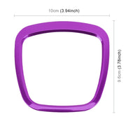 Car Auto Steering Wheel Decorative Ring Cover Trim Sticker Decoration for Audi(Purple)