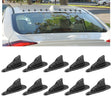 10 PCS Universal Car Carbon Fiber Shark Fin Diffuser Vortex Generator Roof Spoiler - Decorative Sticker by PMC TechLife | Online Shopping South Africa | PMC TechLife | Buy Now Pay Later Mobicred