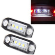 2 PCS License Plate Light with 3  SMD-5050 Lamps for Volvo,2W 120LM,6000K, DC12V(White Light) - License Plate Lights by PMC TechLife | Online Shopping South Africa | PMC TechLife | Buy Now Pay Later Mobicred