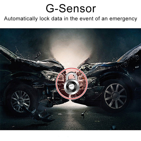 X96 4 inch 2.5D Full HD 1080P Multi-functional Smart Car Dual Lens Video Record Camera Support TF Card / Motion Detection