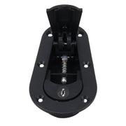 A Pair Car Modified Hood Lock General Racing Car Cover Lock with Keys(Black)