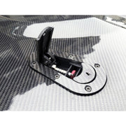 A Pair Car Modified Hood Lock General Racing Car Cover Lock with Keys(Black)