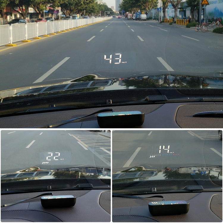M7 3.5 inch Universal Car OBD2 + GPS HUD Vehicle-mounted Head Up Display Fuel Consumption