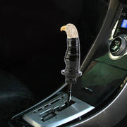 Universal Car Eagle Shape Metal Gear Shift Knob Modified Car Auto Transmission Shift Lever Knob(Black)