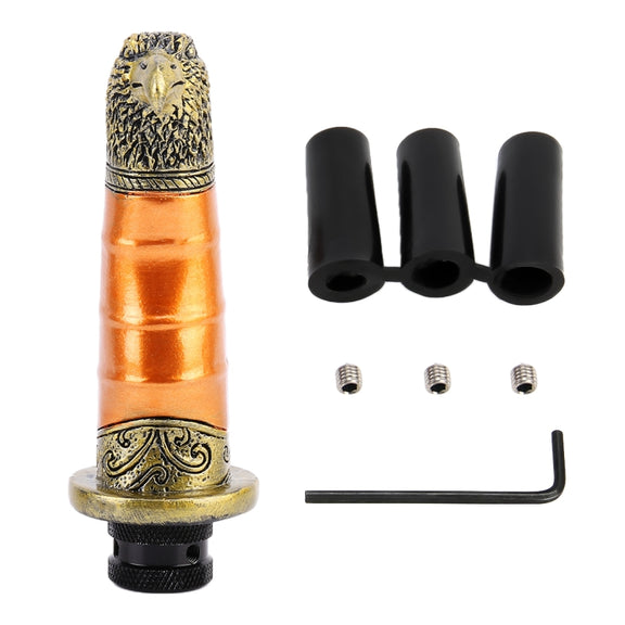 Universal Car Eagle Shape Metal Gear Shift Knob Modified Car Auto Transmission Shift Lever Knob(Gold)