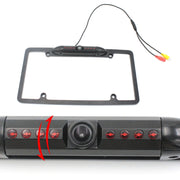 PZ422 America Car License Plate Frame 120 Degree Rear View Camera