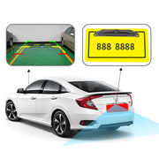 PZ423 America Car License Plate Frame 120 Degree Rear View Camera