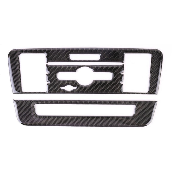 Car Carbon Fiber CD Panel Decorative Sticker for Mercedes-Benz GLA 2015-2018