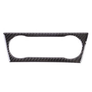 Car Carbon Fiber Air Conditioning Knob Sound Control Panel Decorative Sticker for Mercedes-Benz GLA 2015-2018