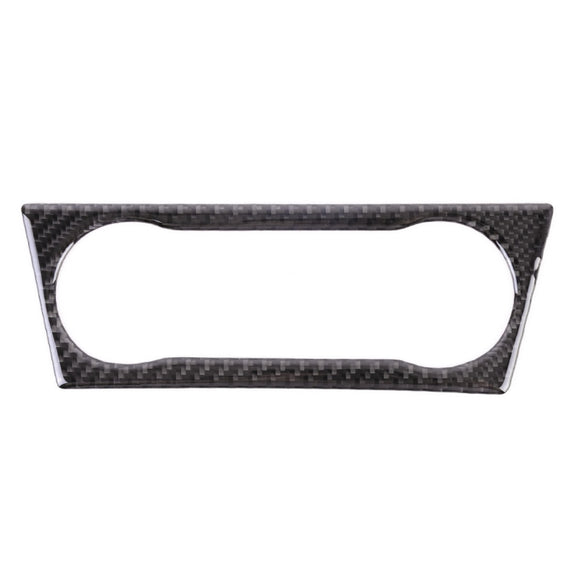 Car Carbon Fiber Air Conditioning Knob Sound Control Panel Decorative Sticker for Mercedes-Benz GLA 2015-2018