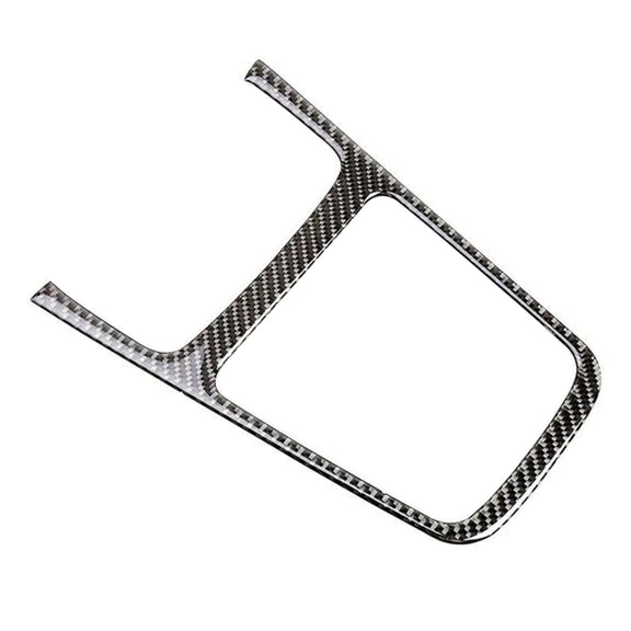 Car Carbon Fiber Central Control Panel Frame Decorative Sticker for Mercedes-Benz GLA 2015-2018