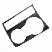 Car Carbon Fiber Water Cup Holder Decorative Sticker for Audi A4L / A5 / Q5 2009-2016