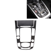 2 PCS Car Carbon Fiber Gear Panel Decorative Sticker for Audi A4L / A5 / Q5 2009-2016