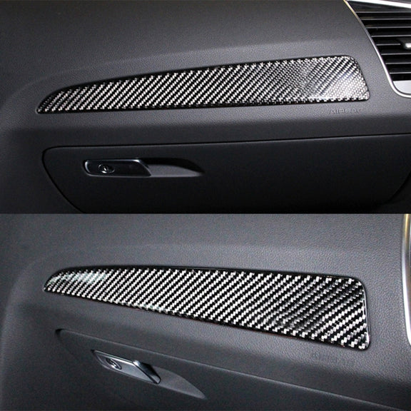 Car Carbon Fiber Dashboard Decorative Sticker for Audi A4L / A5 / Q5 2009-2016