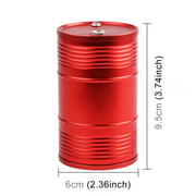Universal Portable Car Metal Trash Rubbish Bin Ashtray(Red)
