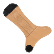 Universal Nonslip Breathable Genuine Leather Car Gear Shift Knob Cover(Brown)