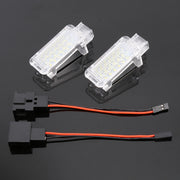 2 PCS LED Car DC 12V 1.5W Door Lights Lamps for Audi / Volkswagen(White Light)