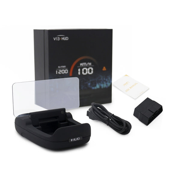 V13 4.5 inch Universal Car OBD HUD Vehicle-mounted Head Up Display