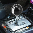 Universal Vehicle Ball Shape Modified Resin Shifter Manual 5-Speed Gear Shift Knob(Black White) - Shift Knob by PMC TechLife | Online Shopping South Africa | PMC TechLife | Buy Now Pay Later Mobicred