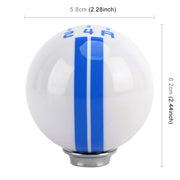 Universal Vehicle Ball Shape Modified Resin Shifter Manual 5-Speed Gear Shift Knob(Blue)