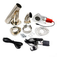 CNSPEED Stainless Steel Car Remote Control Electric Exhaust Valve Pipe Set, Size: 2.25 inch - Exhaust Pipes by PMC TechLife | Online Shopping South Africa | PMC TechLife | Buy Now Pay Later Mobicred