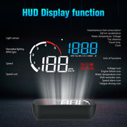 M10 3.5 inch Universal Car OBD2 HUD Vehicle-mounted Head Up Display (Yellow)