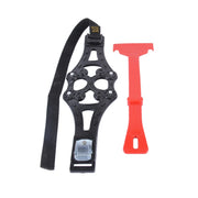 6PCS Car Snow Tire Anti-skid Chains For Family Car(Black)