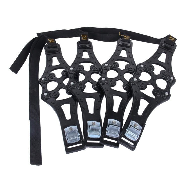 8PCS Car Snow Tire Anti-skid Chains For Family Car(Black)