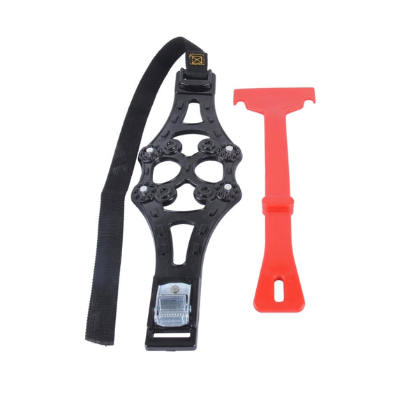 8PCS Car Snow Tire Anti-skid Chains For Family Car(Black)