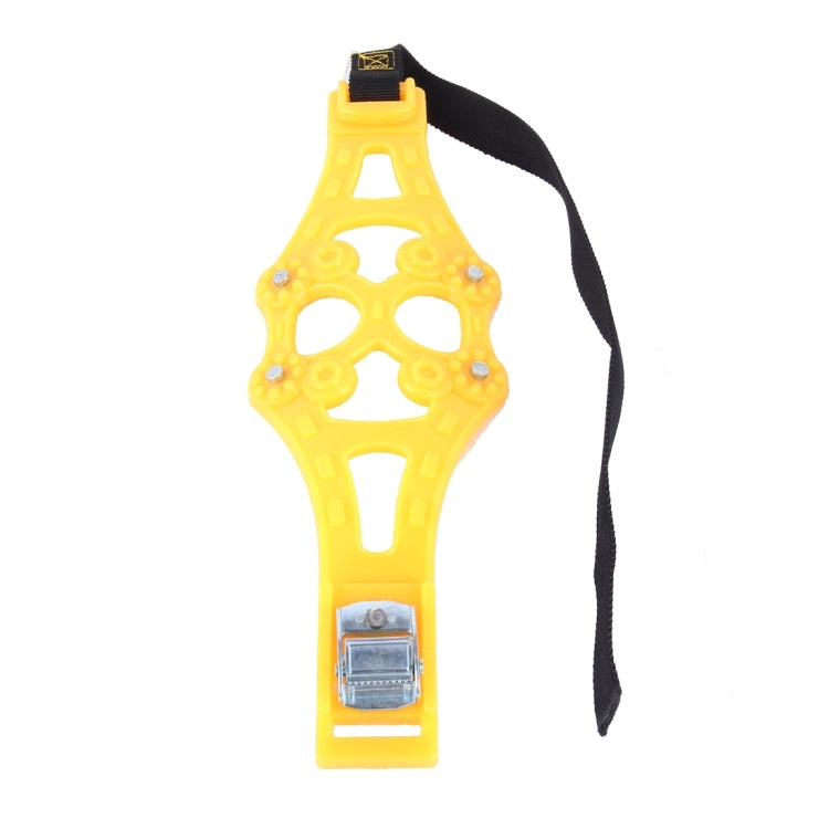 8PCS Car Snow Tire Anti-skid Chains For Family Car(Yellow)