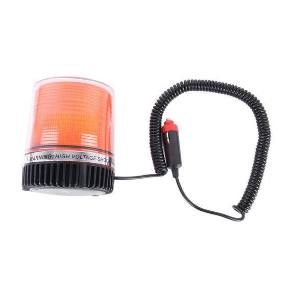 Brilliant Strong Xenon Strong Magnetic Doom Installation Flash Strobe Warning Light, DC 12V, Wire Length: 60cm(Yellow Light)
