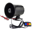 10W Super Power Electronic Wired Alarm Siren Horn for Home Alarm System, Wire Length: 65cm - Security Alarm System by PMc TechLife | Online Shopping South Africa | PMc TechLife | Buy Now Pay Later Mobicred