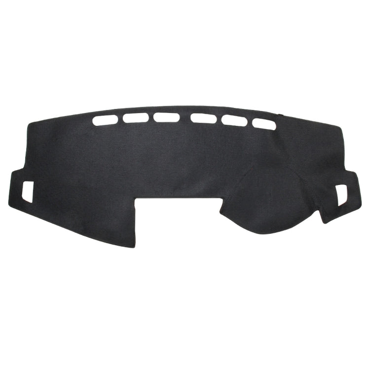 Dark Mat Car Dashboard Cover Car Light Pad Instrument Panel Sunscreen for 2014 Vios (Please note the model and year)(Black)