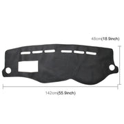 Dark Mat Car Dashboard Cover Car Light Pad Instrument Panel Sunscreen for Modern Accent (Please note the model and year)