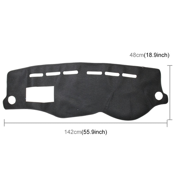 Dark Mat Car Dashboard Cover Car Light Pad Instrument Panel Sunscreen for Modern Accent (Please note the model and year)