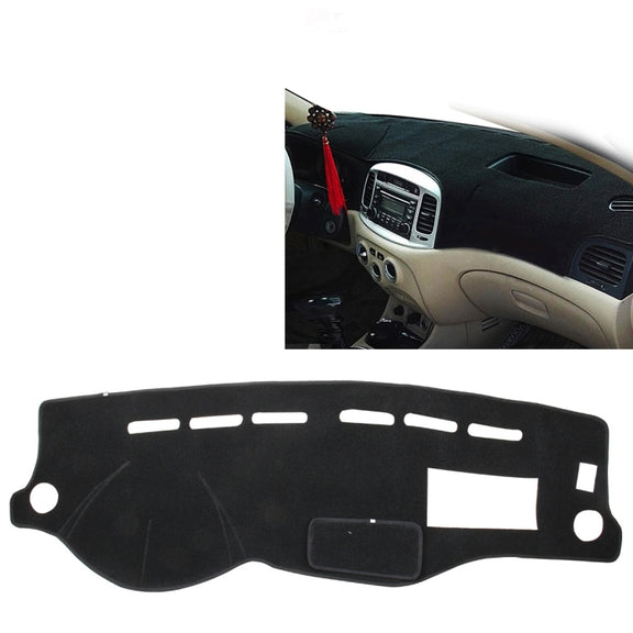 Dark Mat Car Dashboard Cover Car Light Pad Instrument Panel Sunscreen for Modern Accent (Please note the model and year)
