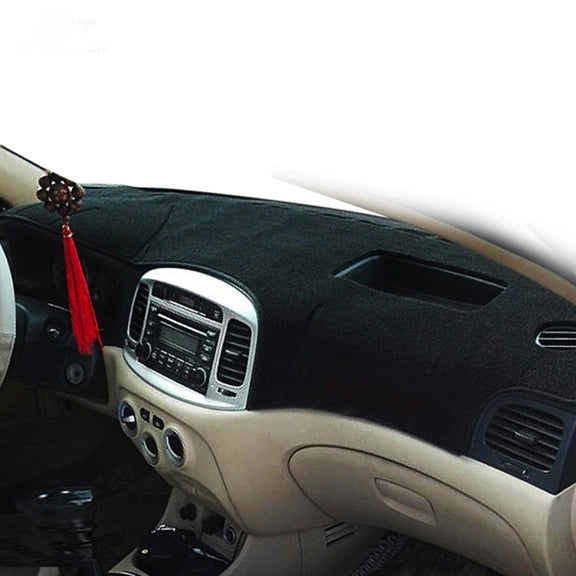Dark Mat Car Dashboard Cover Car Light Pad Instrument Panel Sunscreen for Modern Accent (Please note the model and year)