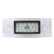 2 PCS License Plate Light with 18  SMD-3528 Lamps for Audi���2W 120LM, DC12V (White Light)