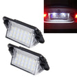 2 PCS License Plate Light with 18  SMD-3528 Lamps for BMW E36(1992-1998)���2W 120LM,6000K, DC12V (White Light) - License Plate Lights by PMC TechLife | Online Shopping South Africa | PMC TechLife | Buy Now Pay Later Mobicred