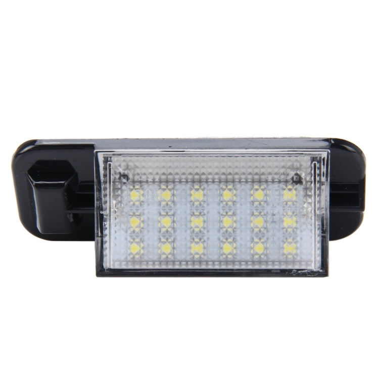 2 PCS License Plate Light with 18  SMD-3528 Lamps for BMW E36(1992-1998)���2W 120LM,6000K, DC12V (White Light)