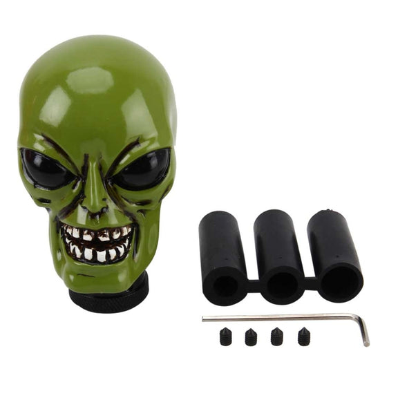 Alien Shaped Universal Vehicle Car Shifter Cover Manual Automatic Aluminum Gear Shift Knob